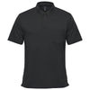 Stormtech Men's Black Dockyard Performance Short Sleeve Polo