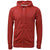 BAW Men's Vintage Red Burn-Out Full Zip Jacket