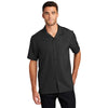 Port Authority Men's Black Short Sleeve Performance Staff Shirt