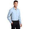 Port Authority Men's Cloud Blue Long Sleeve Performance Staff Shirt