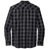 Port Authority Men's Black Everyday Plaid Shirt