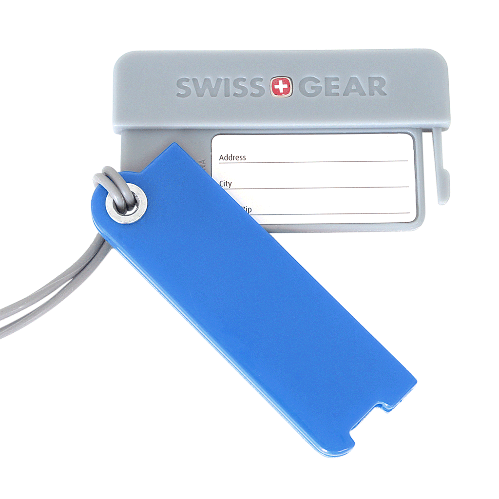 Swissgear Blue Luggage Tag Twin Pack