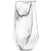 Simple Modern Carrara Marble Spirit Wine Tumbler - 16oz