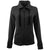 Greg Norman Women's Black/Heather Mock Neck Full Zip Jacket