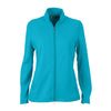 Greg Norman Women's Aquamarine Embossed Dot Jacket