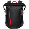 Stormtech Black/Bright Red Rainier 25 Waterpoof Backpack