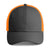 Imperial Dark Grey Neon Orange Structured Performance Meshback Cap
