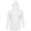 BAW Men's White Xtreme-Tek Long Sleeve Hood