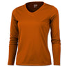 BAW Women's Texas Orange Xtreme Tek Long Sleeve Shirt