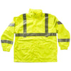 Xtreme Visibility Unisex Yellow Breathable Rainjacket