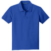 Port Authority Youth True Royal Core Classic Pique Polo