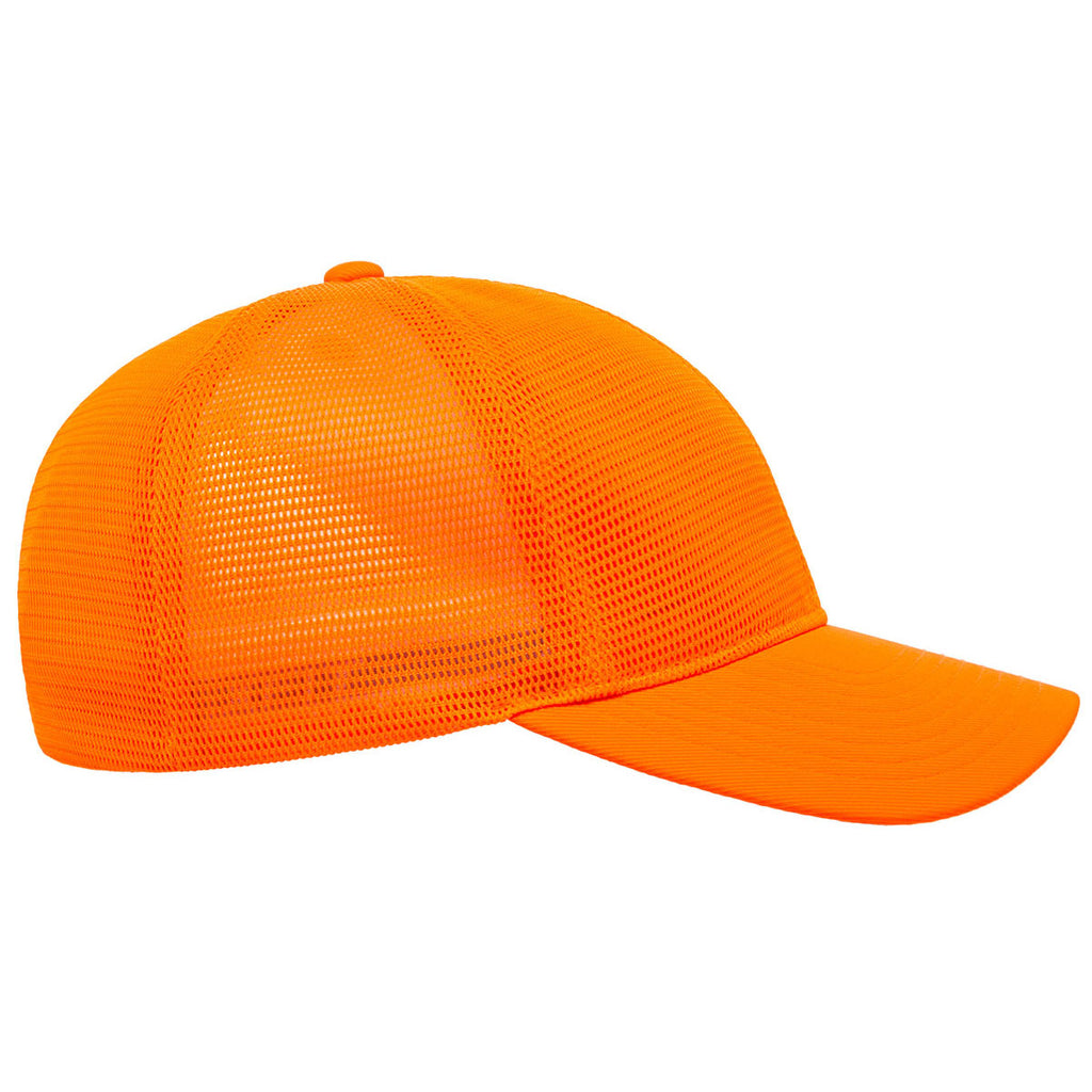Flexfit Neon Orange 360 Omnimesh Cap