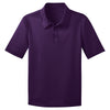Port Authority Youth Bright Purple Silk Touch Performance Polo