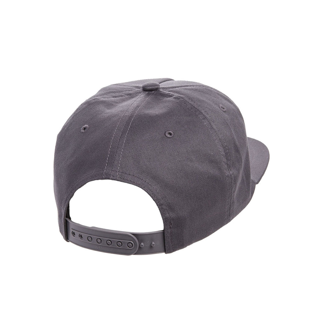 Yupoong Charcoal Unstructured 5-Panel Snapback Cap