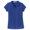 Port Authority Girls Royal Silk Touch Peter Pan Collar Polo