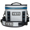 YETI Fog Grey/Tahoe Blue Hopper Flip 8 Cooler