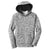 Sport-Tek Youth Black Electric Heather PosiCharge Fleece Hooded Pullover