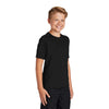 Sport-Tek Youth Black Short Sleeve Rashguard Tee