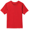 Sport-Tek Youth True Red Short Sleeve Rashguard Tee