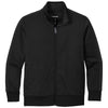 Sport-Tek Youth Black/Black Tricot Track Jacket