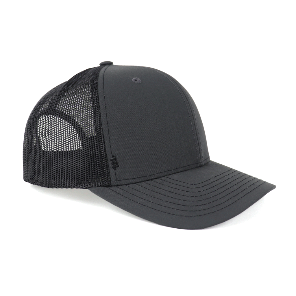 Rally Zusa Charcoal/Black Open Road Trucker Cap