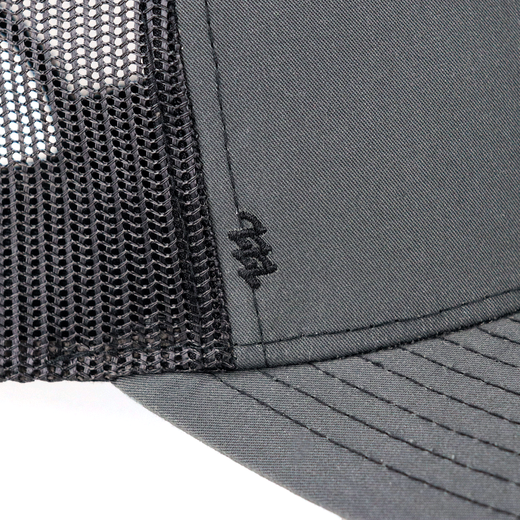 Rally Zusa Charcoal/Black Open Road Trucker Cap