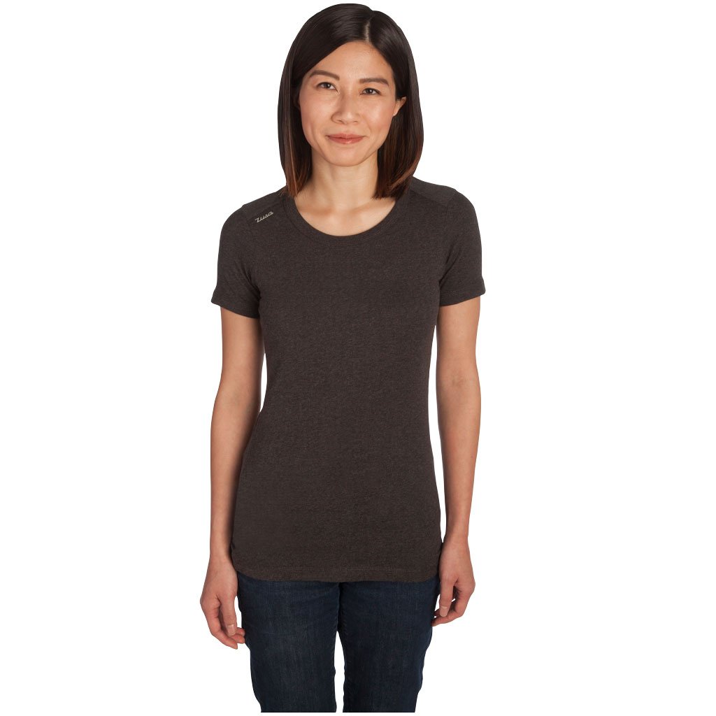 Rally Zusa Women's Black Heather Peachy Tee