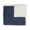 MerchPerks Zusa Navy/Ivory Oversized Sherpa ZZZs Blanket