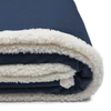 MerchPerks Zusa Navy/Ivory Oversized Sherpa ZZZs Blanket