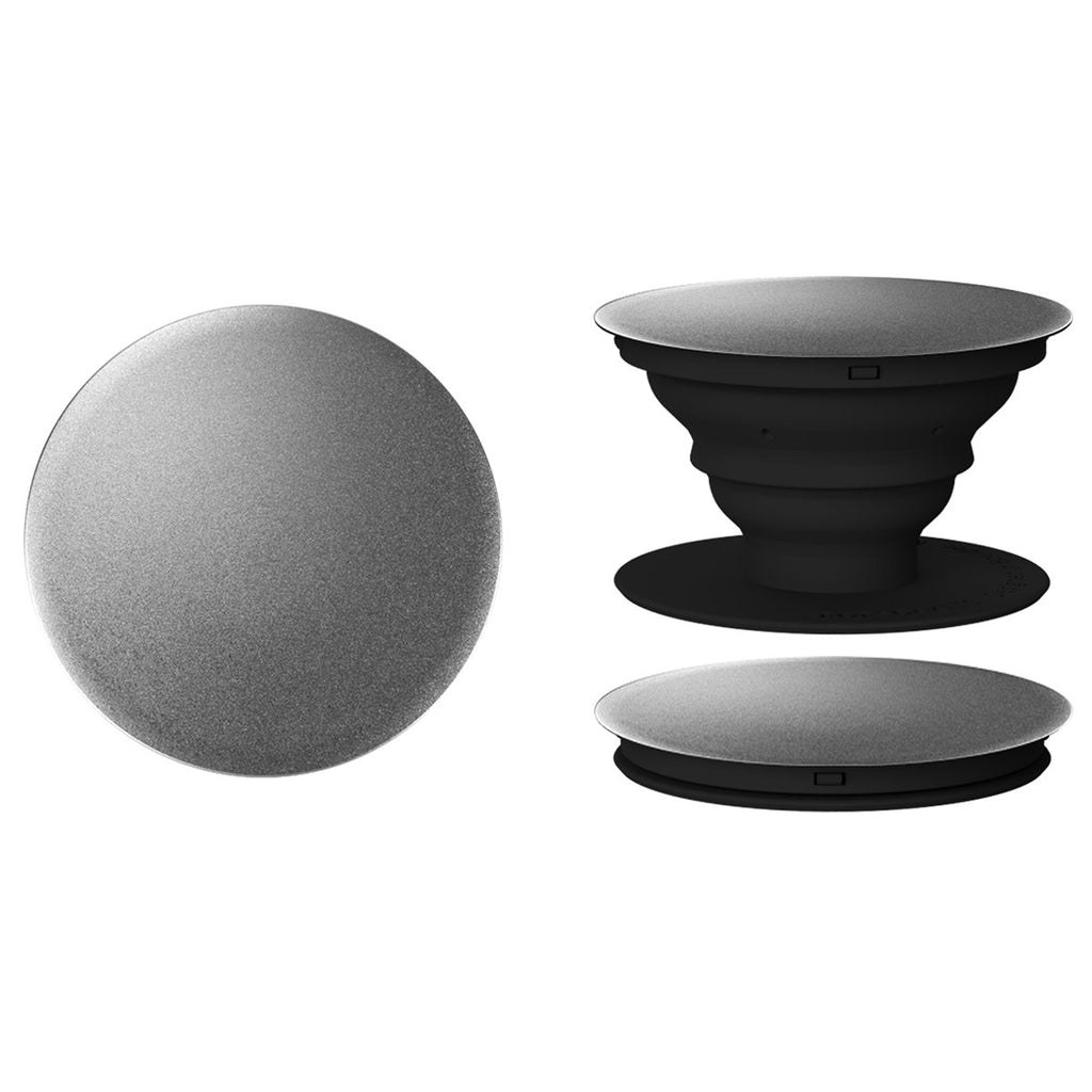 PopSockets Aluminum Space Grey Phone Holder with Mount