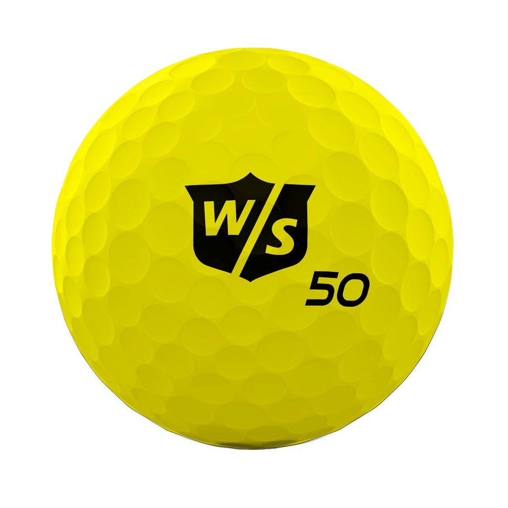 Wilson Yellow Staff 50 Elite Golf Balls