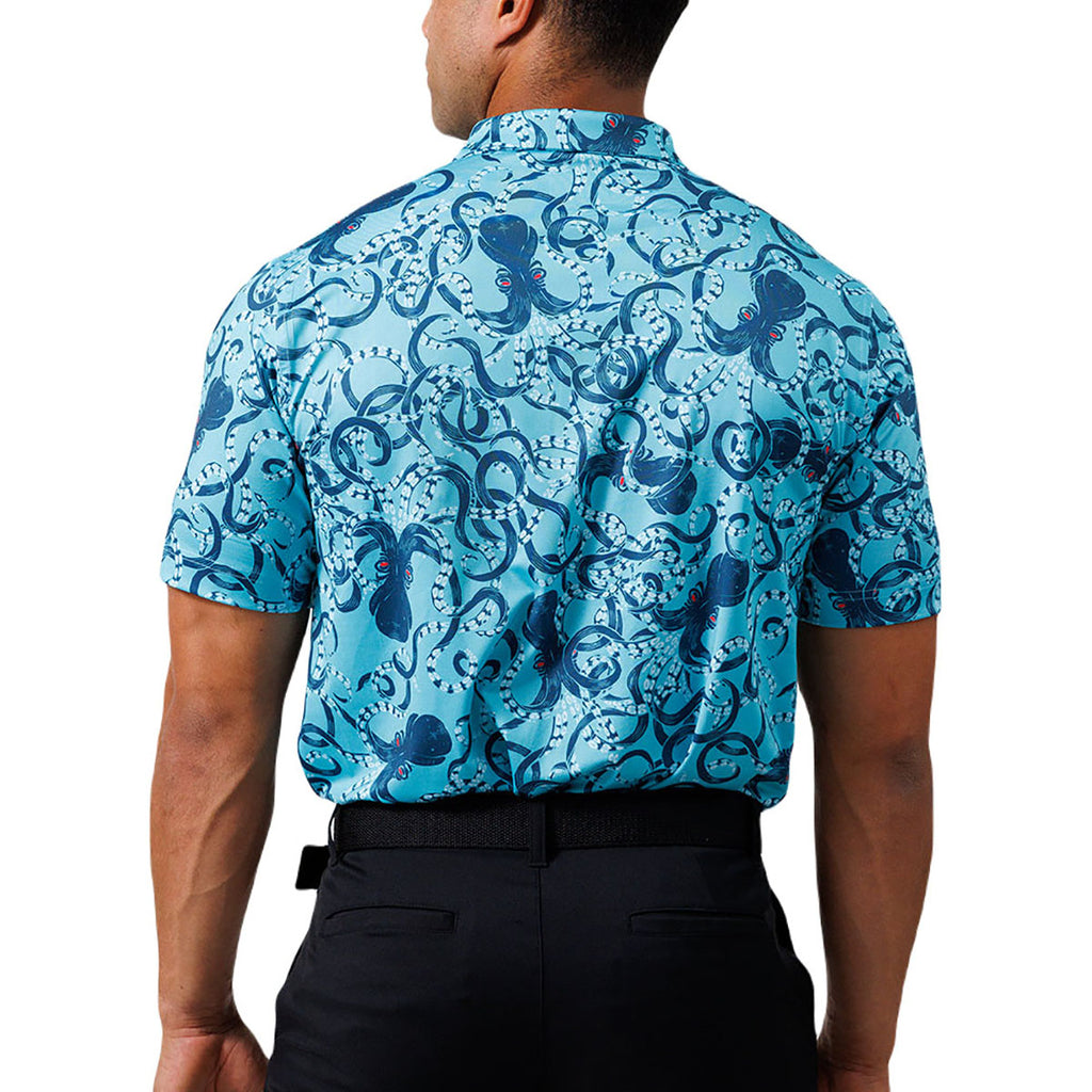 Waggle Men's What's Kraken? Polo