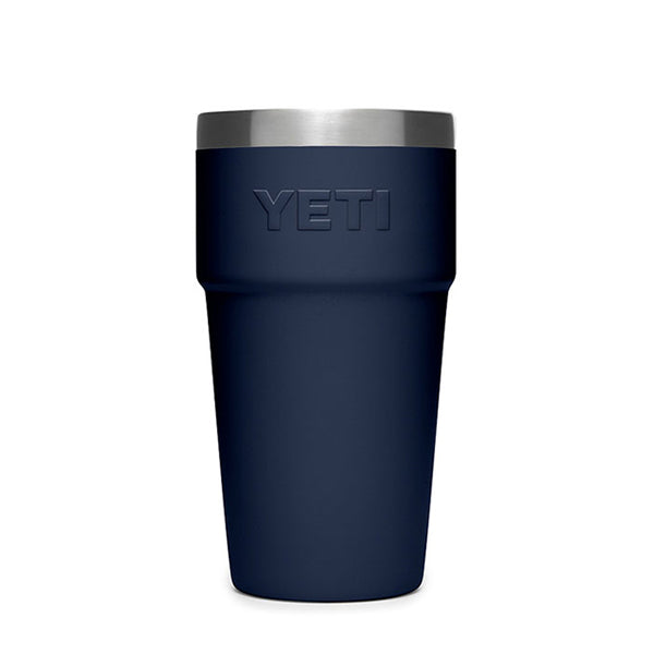 YETI Navy Rambler 16 oz Stackable Pint