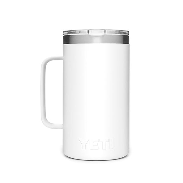 YETI White Rambler 24 oz Mug