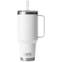 YETI White Rambler 42 oz Straw Mug W/Straw Lid